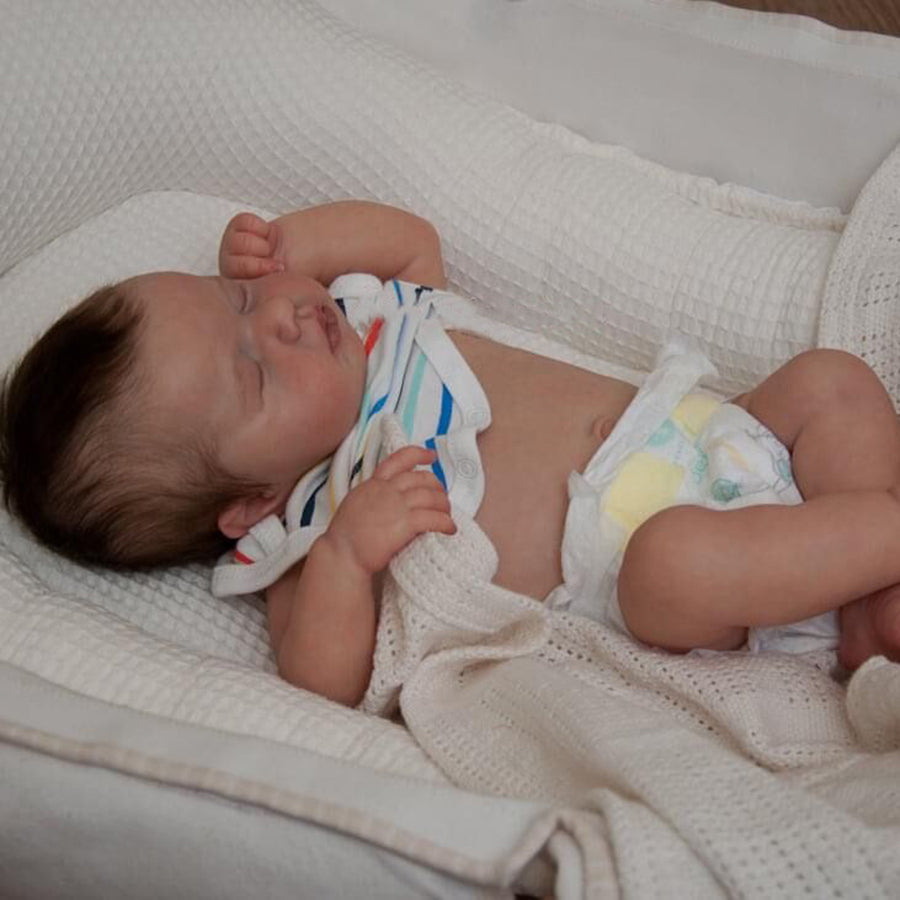 20 Inch Reborn Dolls for Boys/Girls with Closed Eyes-Loulou