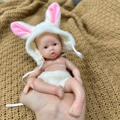 6 inch Open Eyes Mini Silicone Reborn Doll Girl/Boy