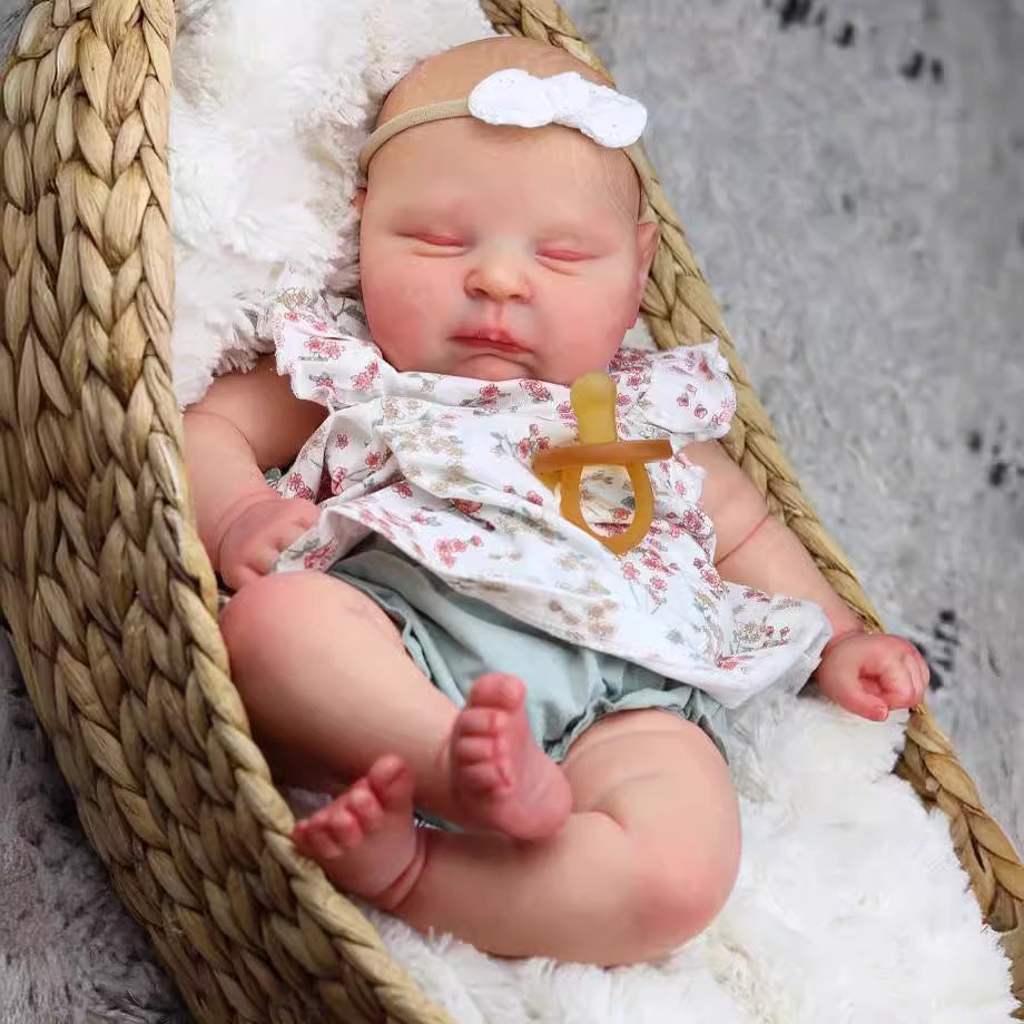 20 inch Joy lifelike Reborn Dolls Sleeping Girls - Peaches