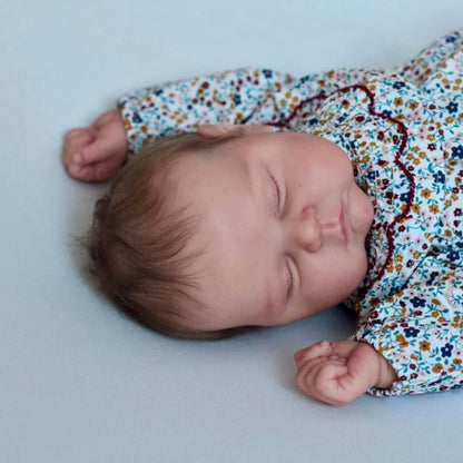 Sylvia 20 inch Reborn Doll with Closed Eyes - Peaches