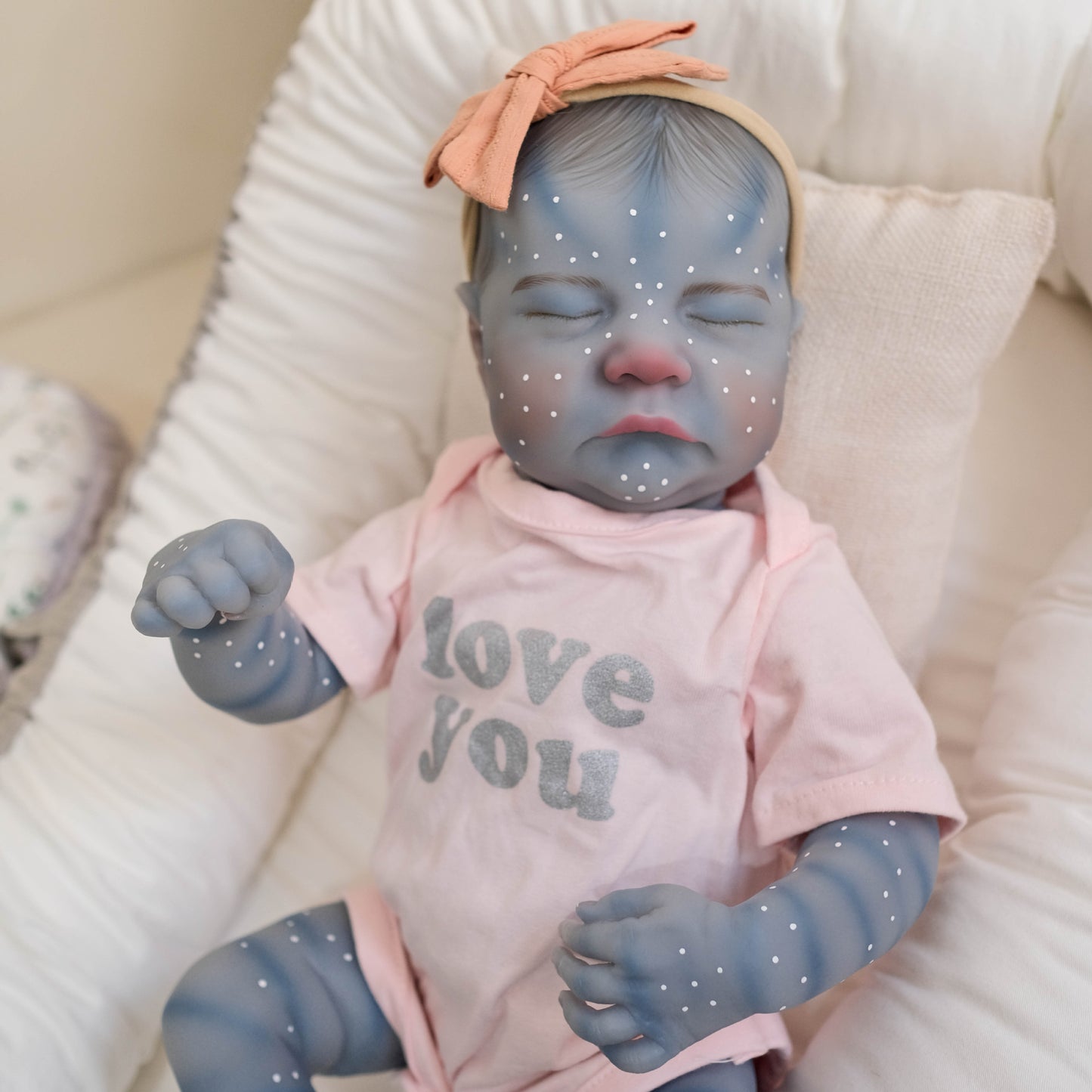 19 inch Closed Eyes Reborn Avatar Baby Girl/Boy-Levi