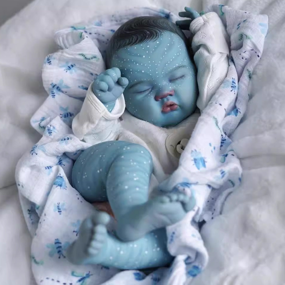 21 inch Avatar-Ashia Reborn Doll with Closed Eyes