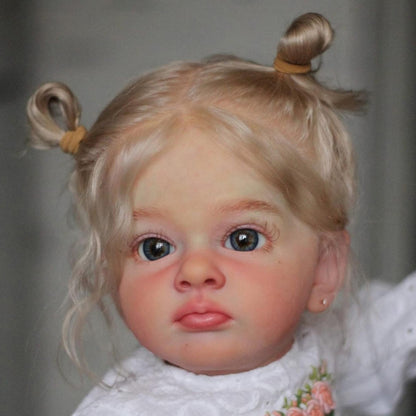 24inch/60cm Sally Curly Hair Open Eyes Reborn Girl Dolls