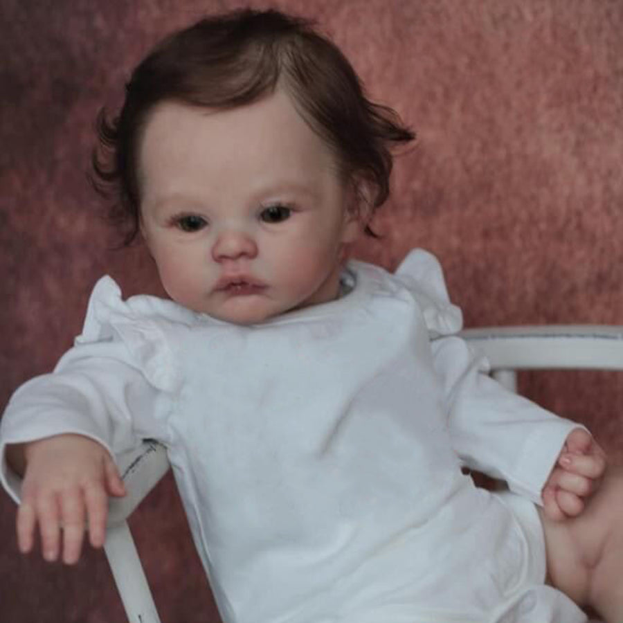 19 inch Moore Lifelike Open Eyes Reborn Doll Girls-Meadow