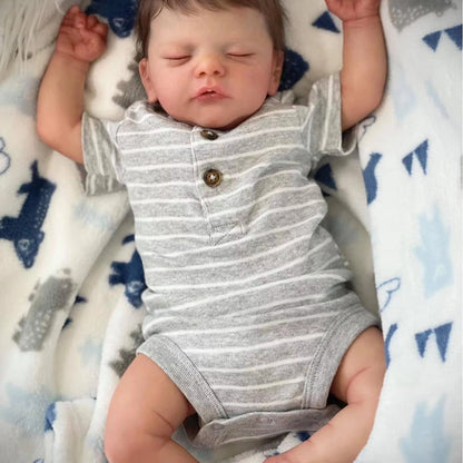 18 Inches Greg Lifelike Closed Eyes Reborn Doll-Sam