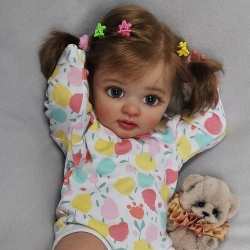 18 inch Susie Reborn Dolls with Open Eyes-Layla