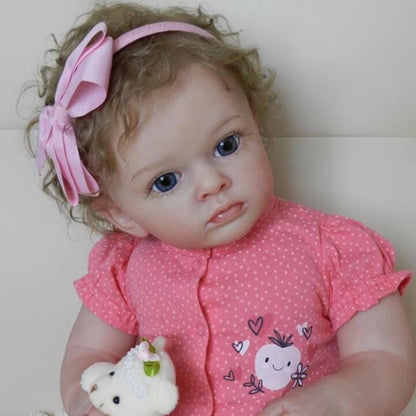 24 inch Renee Blonde Hair Reborn Dolls with Open Eyes