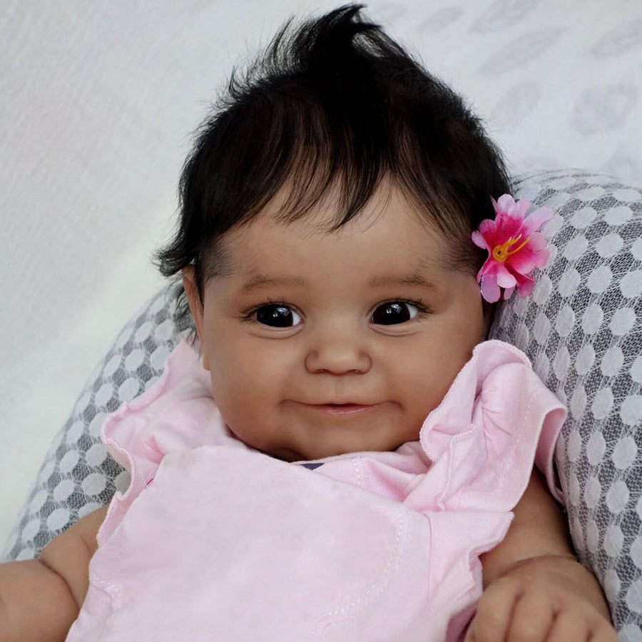 Ada 20 inch Dark Skinned Reborn Dolls-Maddie