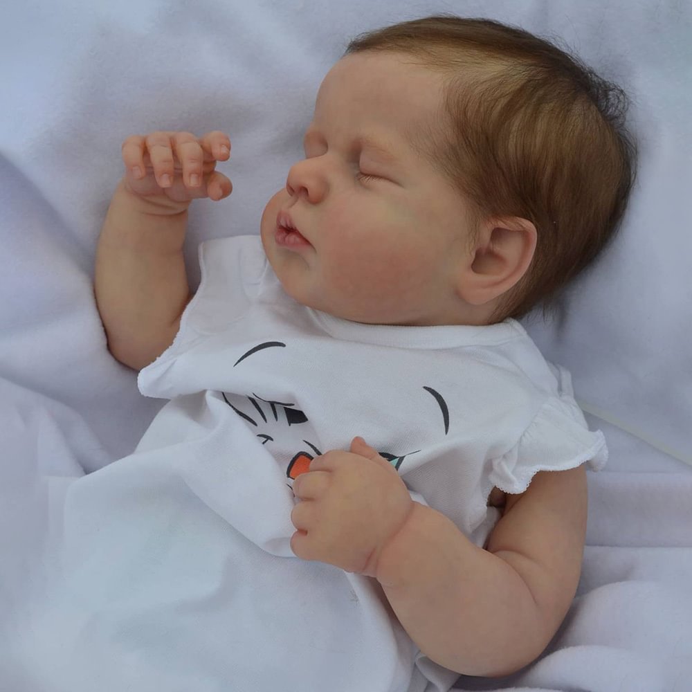 20 inch Reborn Doll for Boys/Girls with Closed Eyes-Loulou