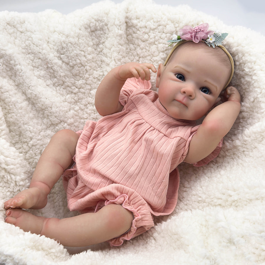 18 inch Vinyl Body Reborn Dolls for Girls-Bettie