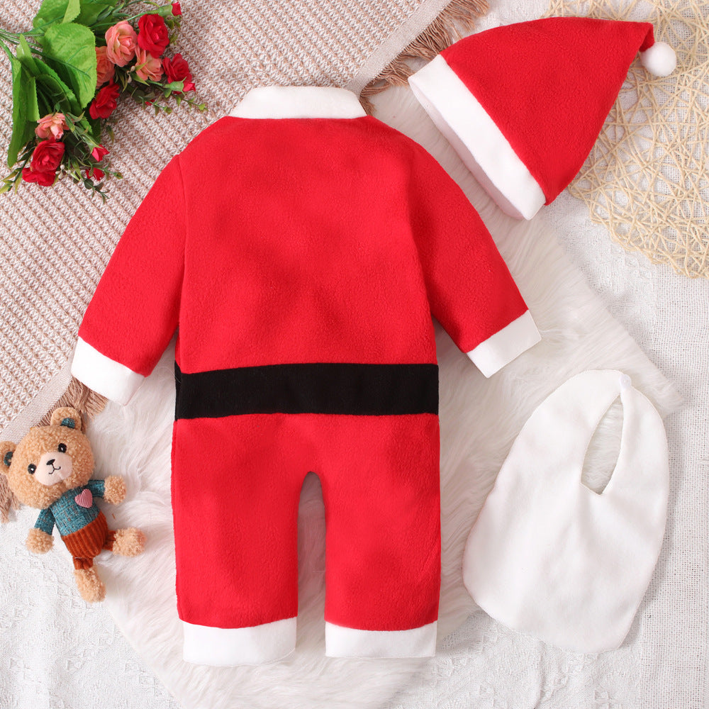 Santa Clause Christmas 3-Piece Clothes Set