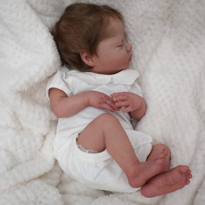 18 Inch Sweet Reborn Dolls Sleeping with Short Hair-Deliah