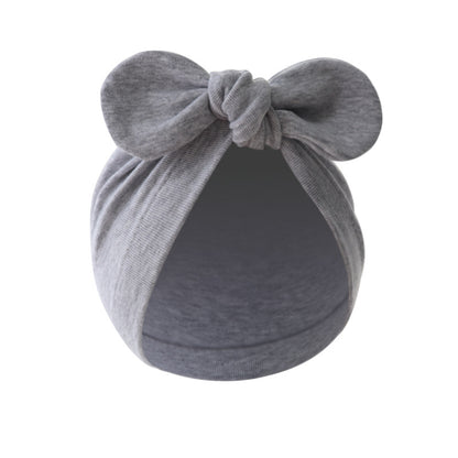 Cappello Pullover Annodato Bandana Per Bambini Tinta Unita