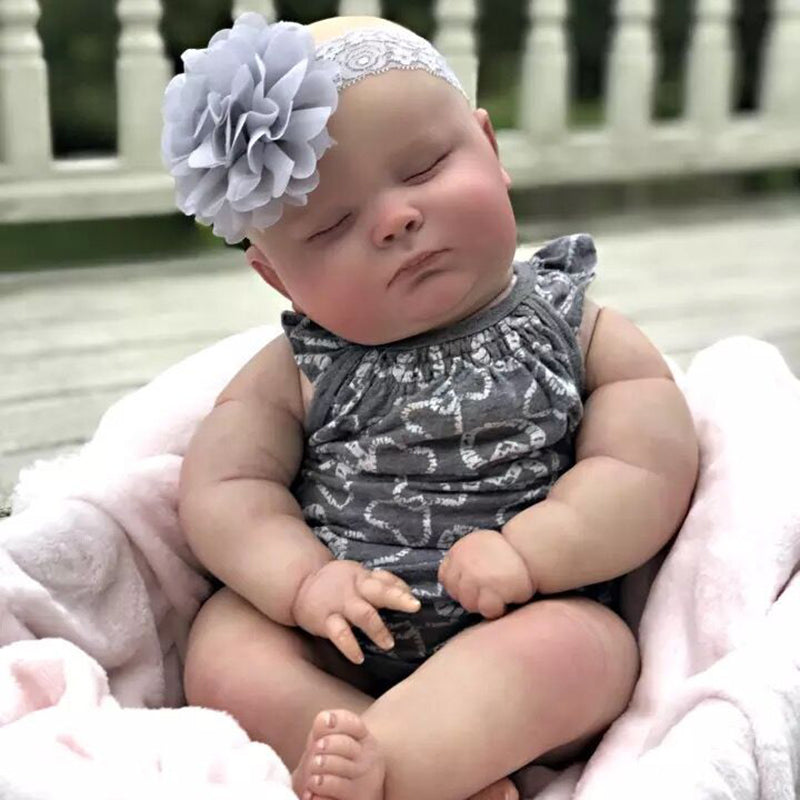 Marcia 20 inch Reborn Dolls with Closed Eyes-Joseph