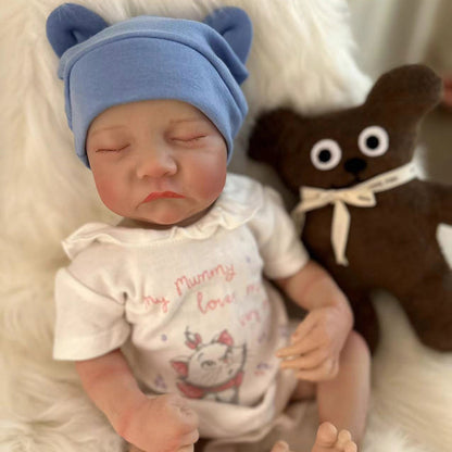 18 Inch Lifelike Close Eyes Reborn Dolls Boys/Girls-levi