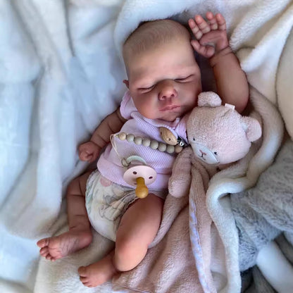 Clara 19 inch Closed Eyes Realistic Reborn Doll - Miley