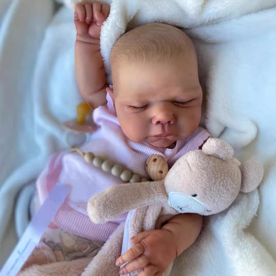 Clara 19 inch Closed Eyes Realistic Reborn Doll - Miley