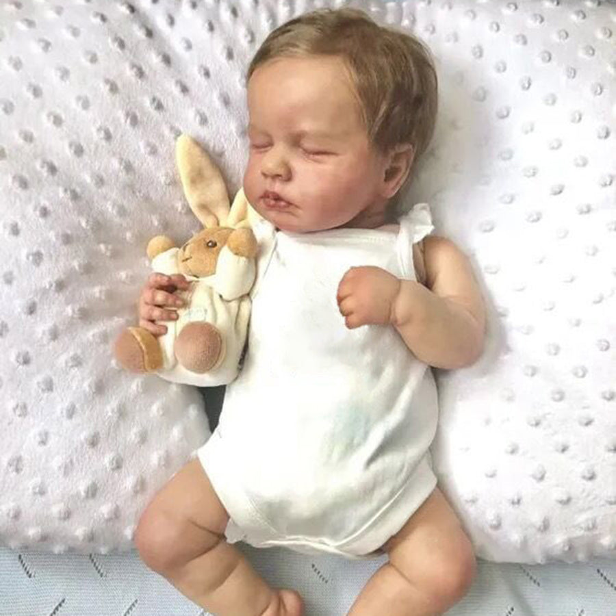 20 Inch Sleeping Reborn Dolls with Blonde Hair -Loulou