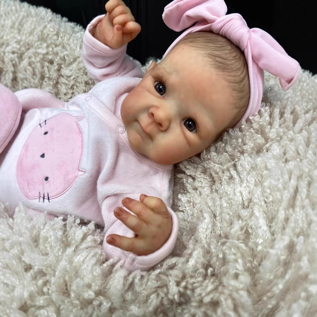 18 inches Open Eyes Cloth Body Reborn Doll-Bettie