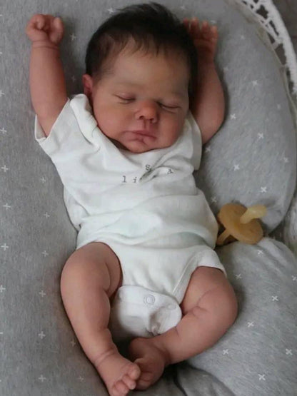 19 inch lifelike Vicky Reborn Dolls With Hair - Miley