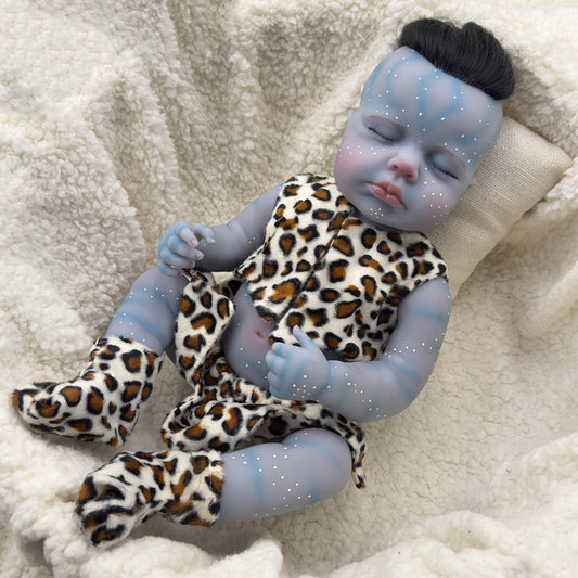 20 Inch Reborn Dolls Avatar Boys/Girls with Closed Eyes-Loulou