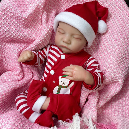 18 Inch Lifelike Moira Reborn Dolls With Christmas Clothes- Levi