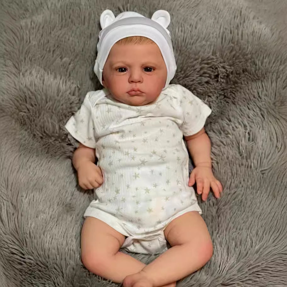 58cm Realistic Open-Eyed Bevis Reborn Dolls - Cameron