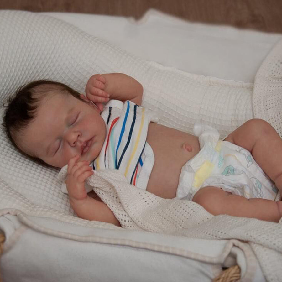 20 Inch Reborn Dolls for Boys/Girls with Closed Eyes-Loulou