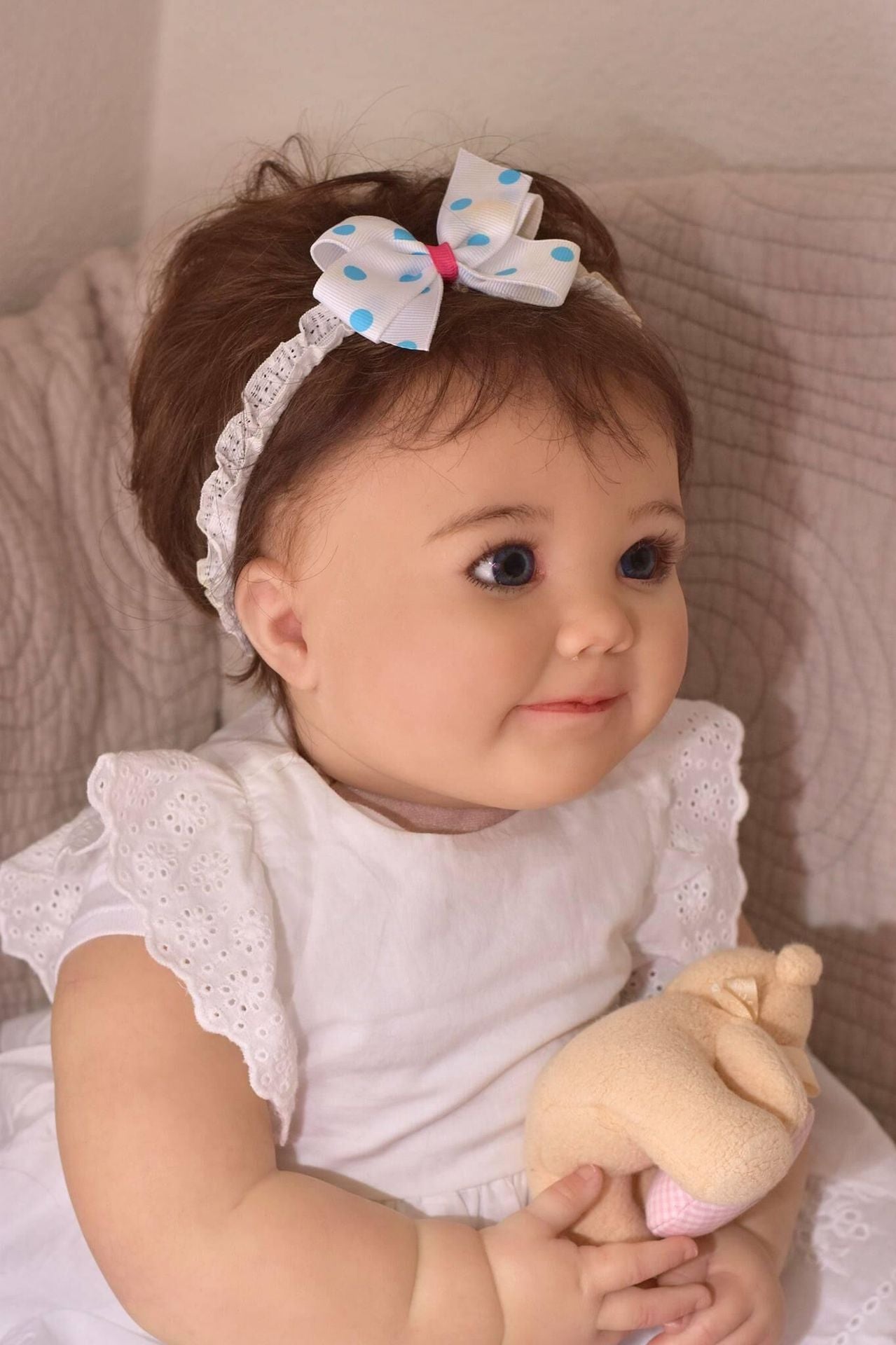 Sylvia 60cm Open Eyes Short Hair Reborn Doll-June Awake