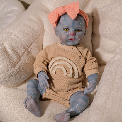 19 inch Open Eyes Reborn Avatar Baby Girl-Meadow