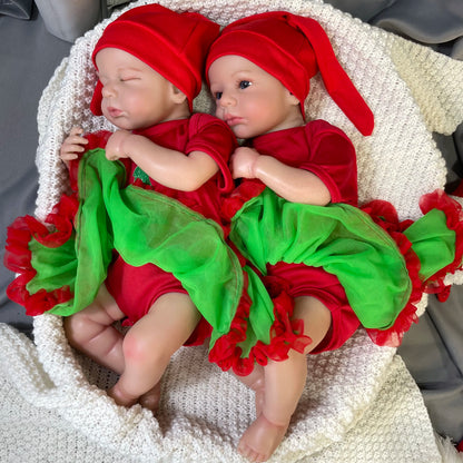 20 Inches Christmas Reborn Doll Twins Girls-Loulou