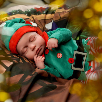 Christmas Dressing-20 Inch Realistic Agnes Sleeping Beautiful Reborn Doll Girls