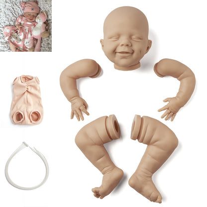 20 inch April Close Eyes DIY Unfinished Unpainted Doll Kit