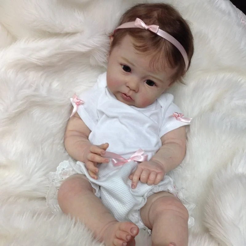 20 inch lifelike open-eyed reborn dolls Grace - Raven