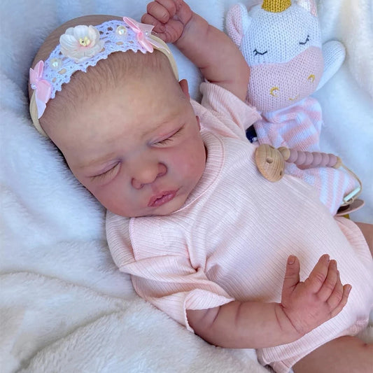 19 inch Merlin Close Eyes Reborn Dolls-Romy