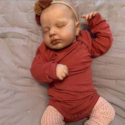 20 Inch Cute Close Eyes Reborn Dolls Girl-Loulou