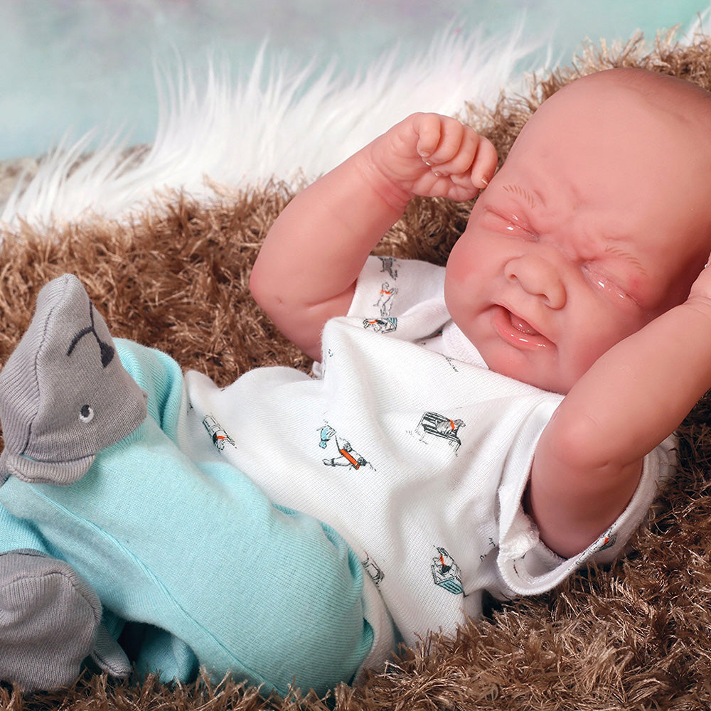 14 inch Crying Preemie Berenguer Realestic Reborn Doll Boys