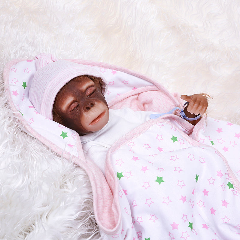 48cm 16 inch lifelike reborn baby doll Monkey Reborn Baby Doll