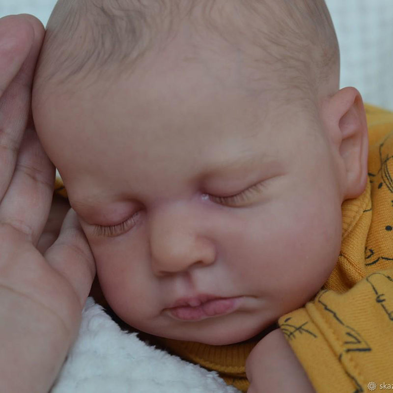 20 Pollici Carina Kate Capelli Corti Chiudi Gli Occhi Bambole Reborn Maschio(Spedizione in 24 Ore)