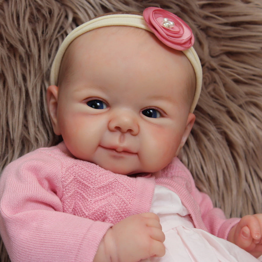 20 inch Sweet Juliette DIY White Unpainted Reborn Doll Kit