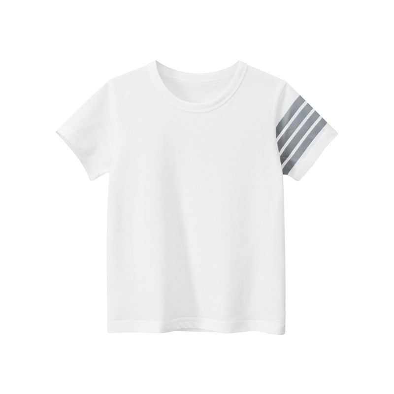 T-shirt a maniche corte girocollo tinta unita