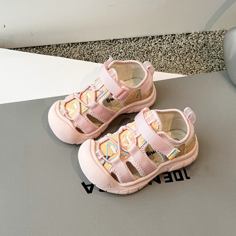 Scarpe da spiaggia casual con fondo morbido e punta chiusa