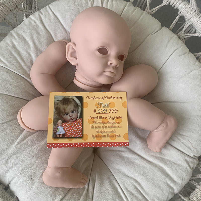 All 22 inch Open Eyes DIY Reborn Doll Kit