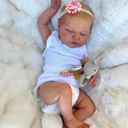 20 inch Lindsay Close Eyes Reborn Dolls-Laura