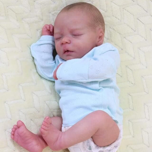 18 inch Kerwin Reborn Doll Sleeping with Closed Eyes Boy-Darren