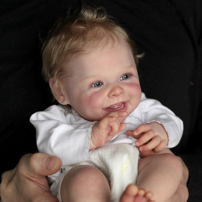 20 inch Reborn Dolls with Open Eyes and Blonde Hair-Harper