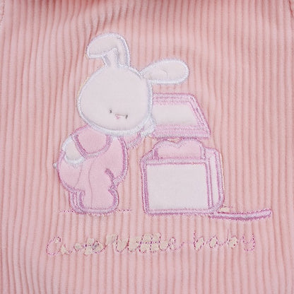 Cute Pink Bunny Clothes For 17-19 Inch Reborn Baby Dolls