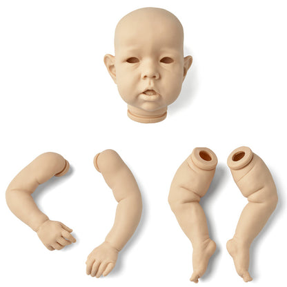 20 inch Liam Open Eyes DIY Unfinished Unpainted Doll Kit