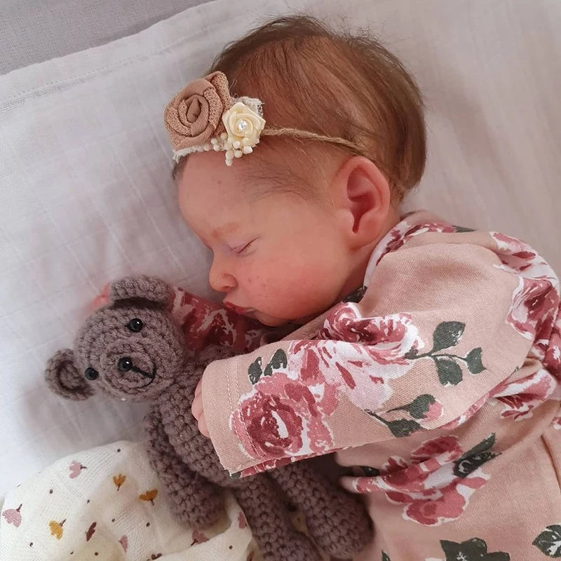 20 Inch Realistic Sweet Elsie Sleeping Reborn Doll Girls