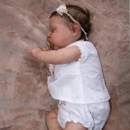 20 inch Reborn Doll Girls with Closed Eyes - Peaches